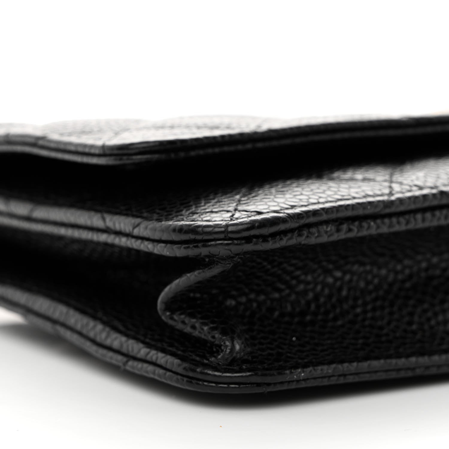 Chanel Caviar Quilted Wallet on Chain WOC Black 10 of 14