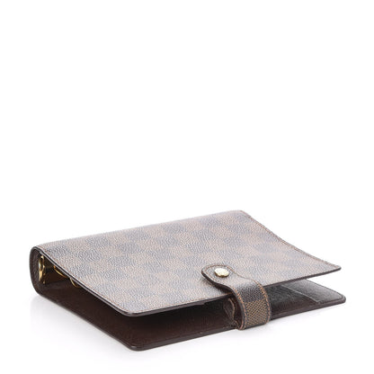 Louis Vuitton Damier Ebene Medium Ring Agenda Cover 4 of 7