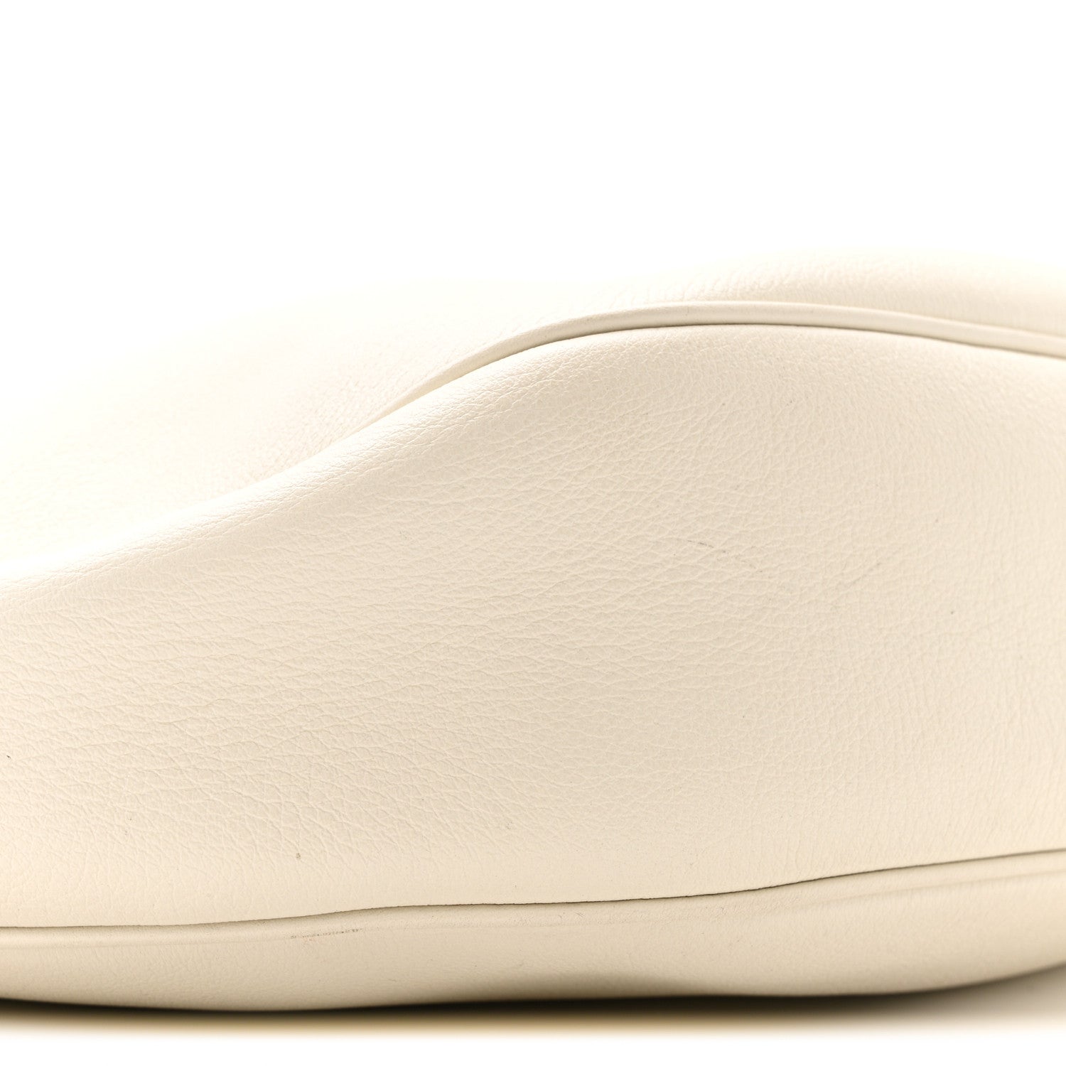 Celine Supple Calfskin Cuir Triomphe Heloise Shoulder Bag White 10 of 15