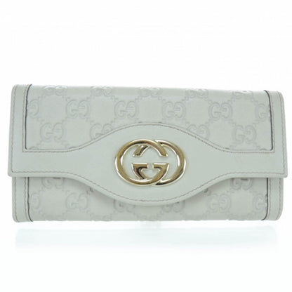 Gucci Guccissima Sukey Continental Wallet Off White 1 of 8