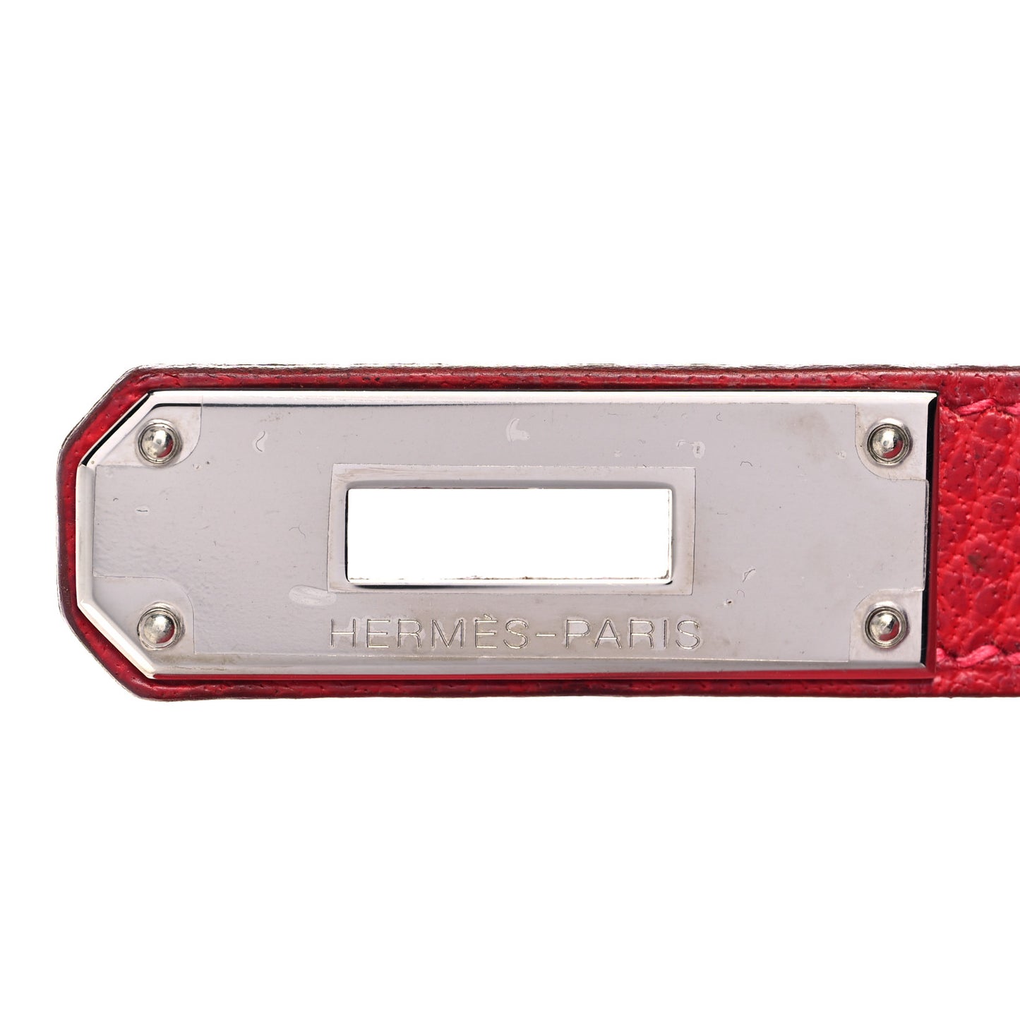 Buffle Skipper Birkin 35 Rouge Vif