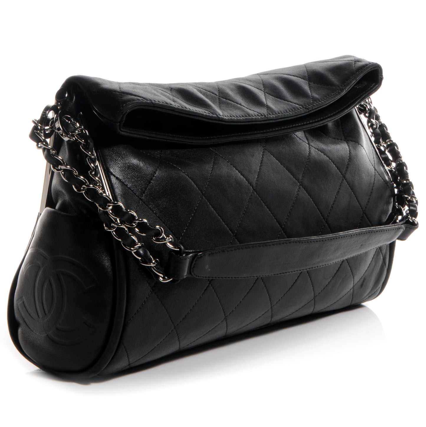 Lambskin Medium Ultimate Soft Tote Black