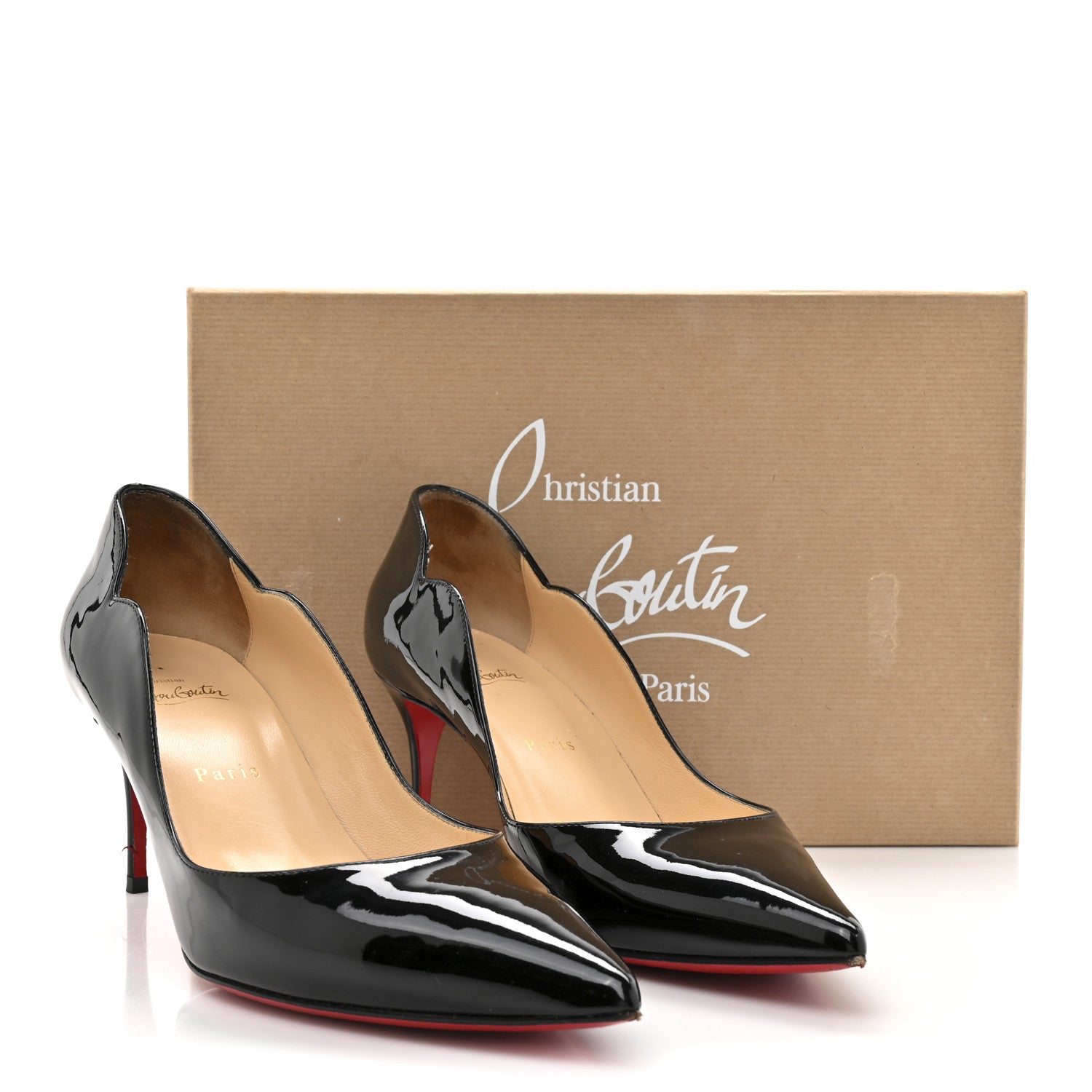 Christian Louboutin Patent Hot Chick 70 Pumps 41 Black 15 of 15