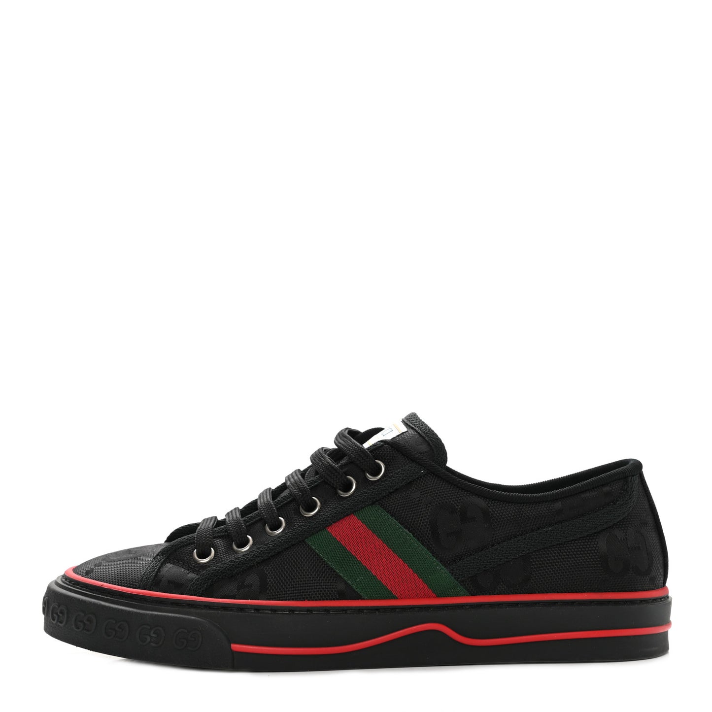 Econyl Nylon Web Monogram Off The Grid Womens 1977 Tennis Sneakers 38 Black