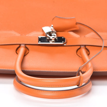 Hermes Epsom Birkin 35 Orange 32 of 38