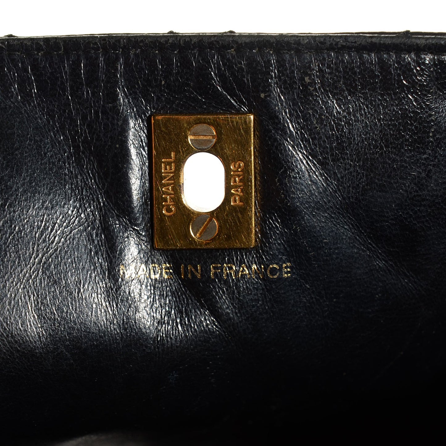 Caviar Quilted Shoulder Bag Black