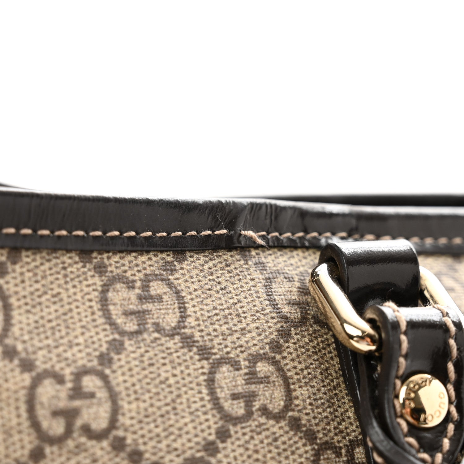 Gucci GG Plus Monogram Tattoo Heart Medium Joy Tote Dark Brown 11 of 12
