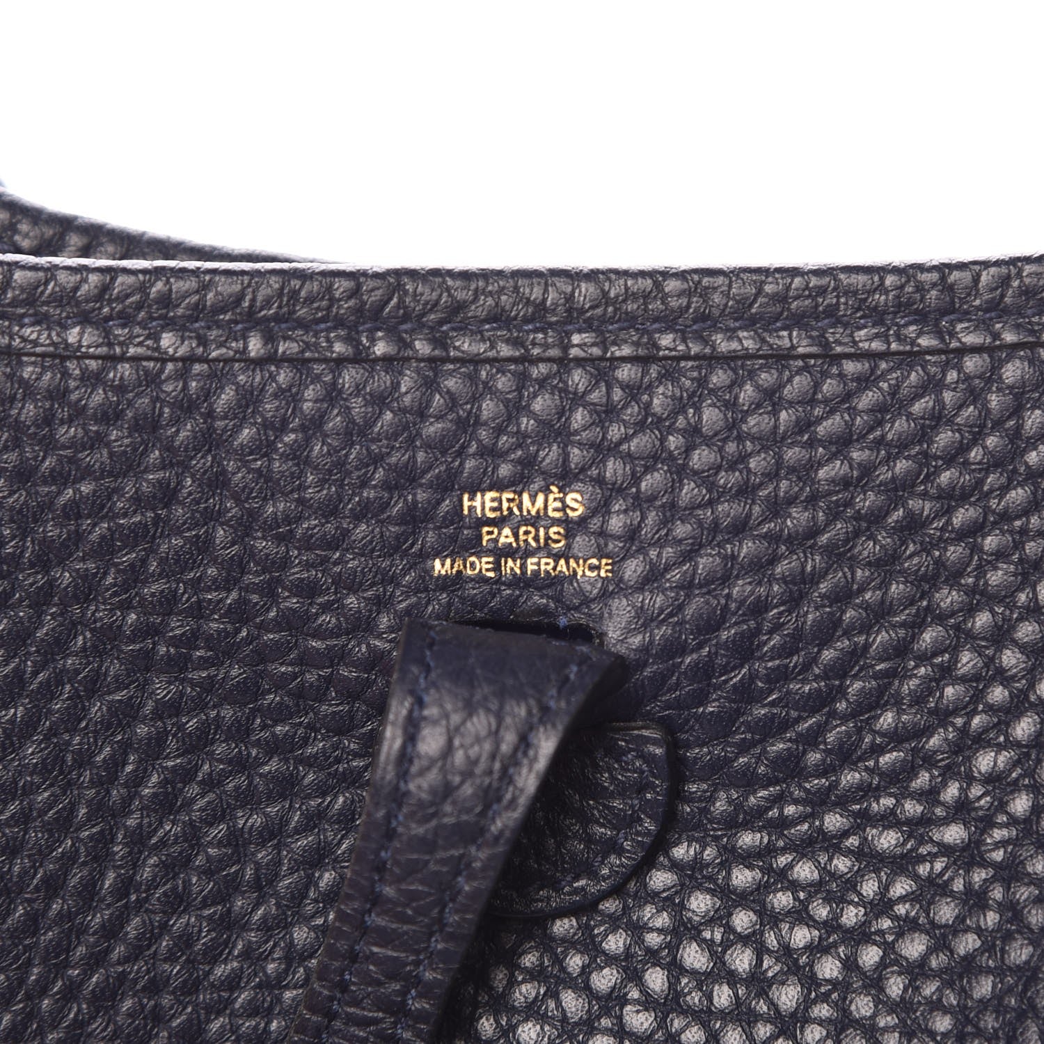 Hermes Taurillon Clemence Amazone Evelyne TPM Bleu Nuit Bleu Indigo 6 of 9
