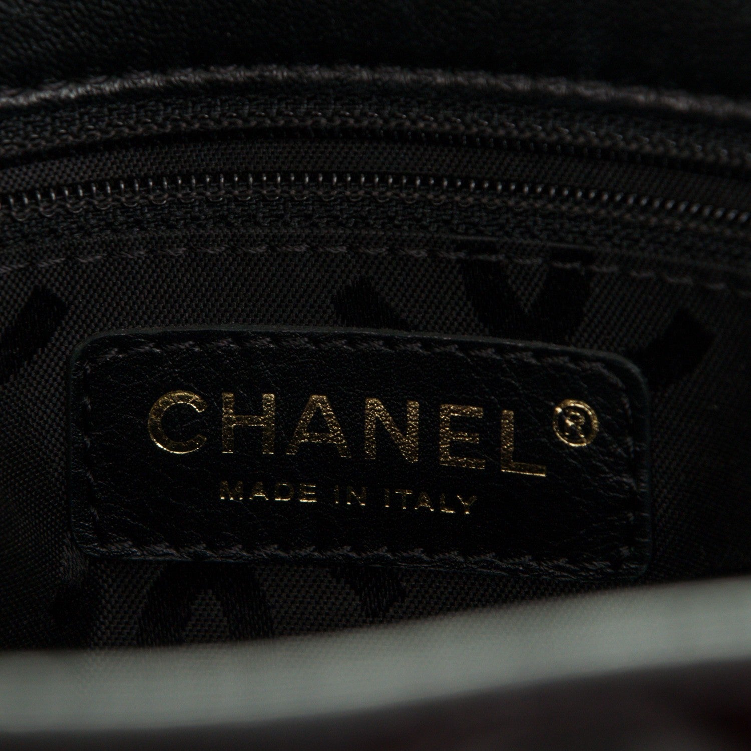 Chanel Patent Perforated Camellia Tote Black 6 of 6