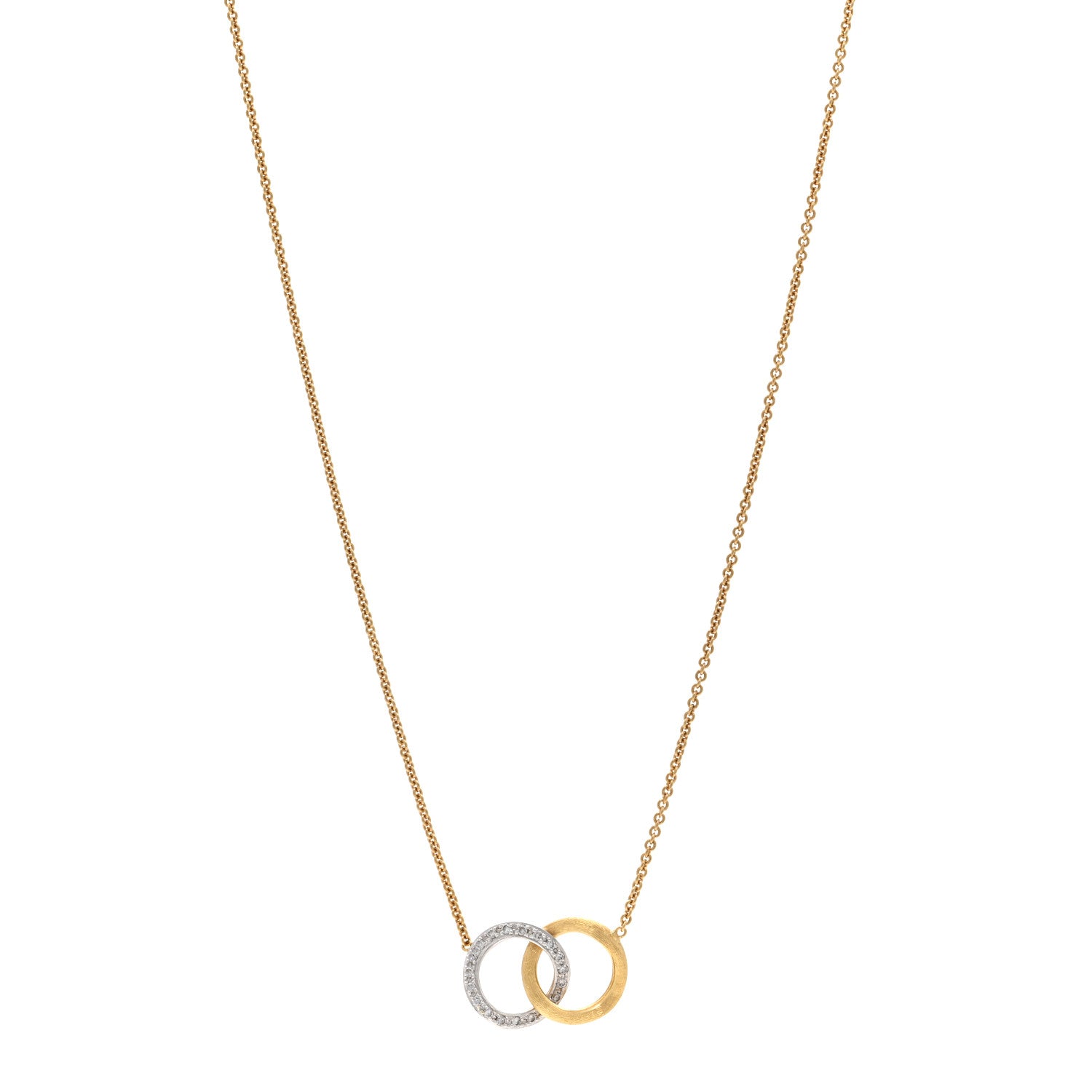 Marco Bicego 18K Yellow Gold Diamond Jaipur Pendant Necklace 1 of 4