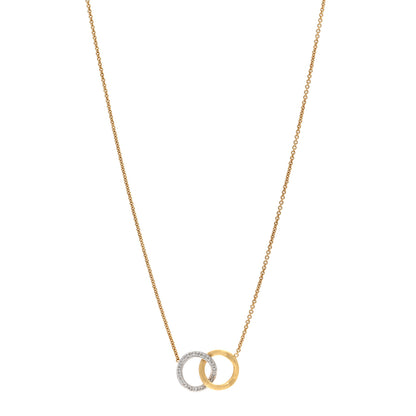 Marco Bicego 18K Yellow Gold Diamond Jaipur Pendant Necklace 1 of 4