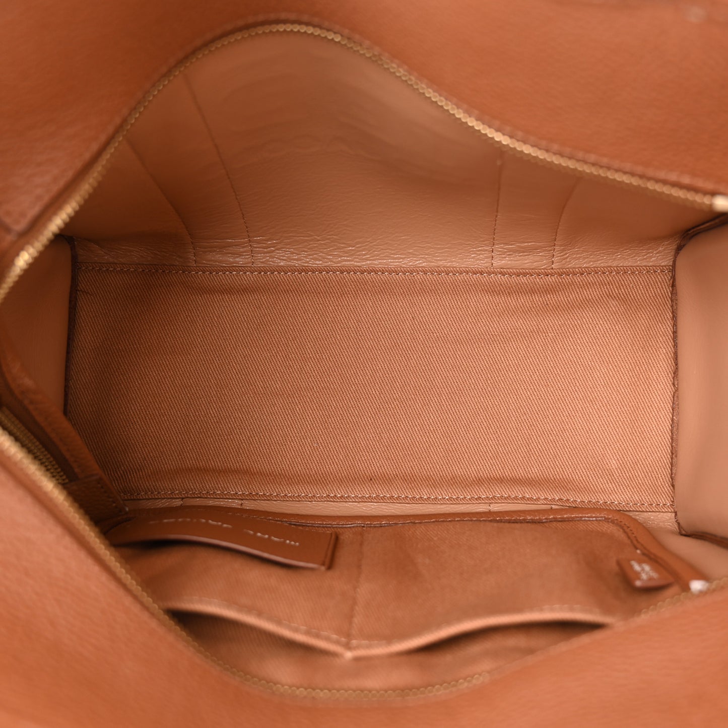 Grained Calfskin Medium The Tote Bag Argan Oil