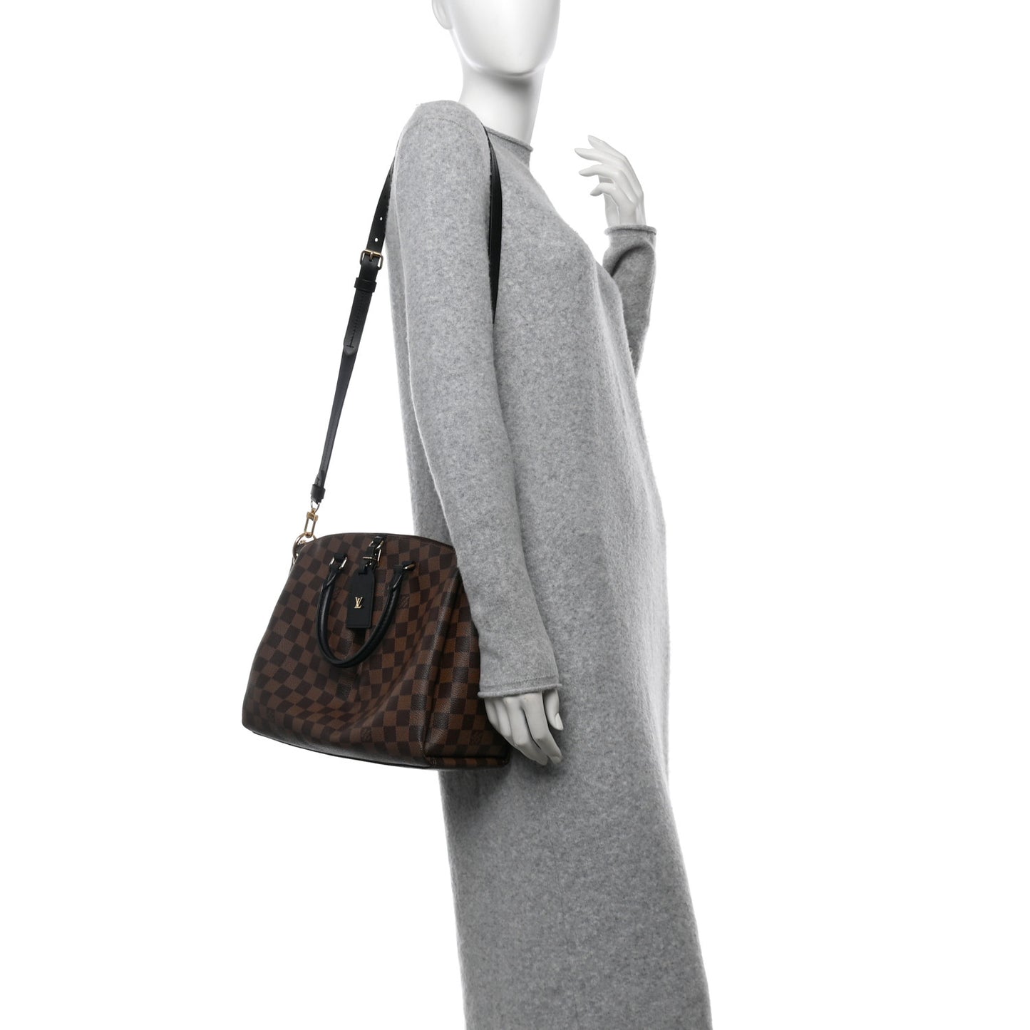 Damier Ebene Odeon Tote MM Black