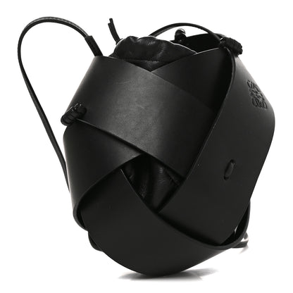 Loewe Calfskin Interlaced Pocket Bag Black 1 of 9