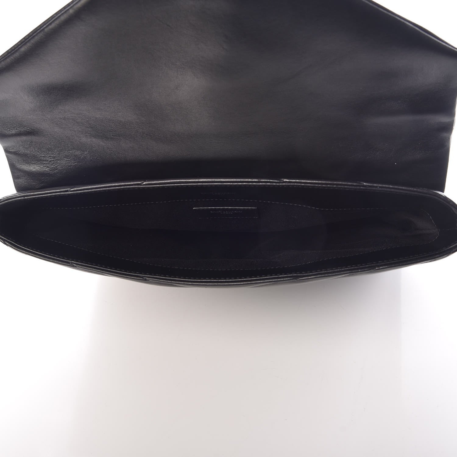 Saint Laurent Calfskin Y Quilted Monogram Loulou Document Holder Black 5 of 8