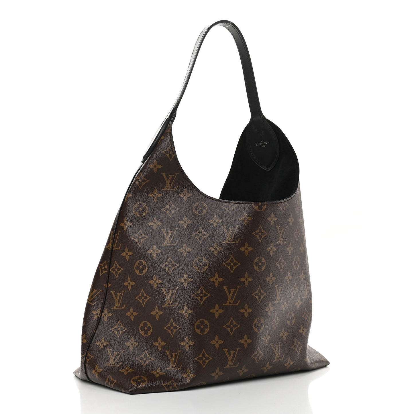 Monogram Flower Hobo Black