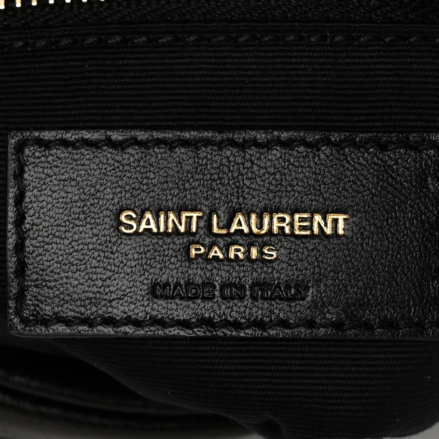 Lambskin Quilted Toy Loulou Puffer Monogram Chain Satchel Black