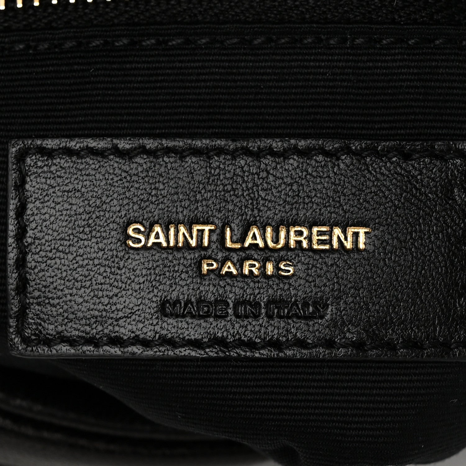 Saint Laurent Lambskin Quilted Toy Loulou Puffer Monogram Chain Satchel Black 6 of 10