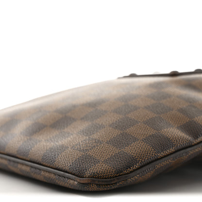 Louis Vuitton Damier Ebene Brooklyn Flat Pochette 10 of 11