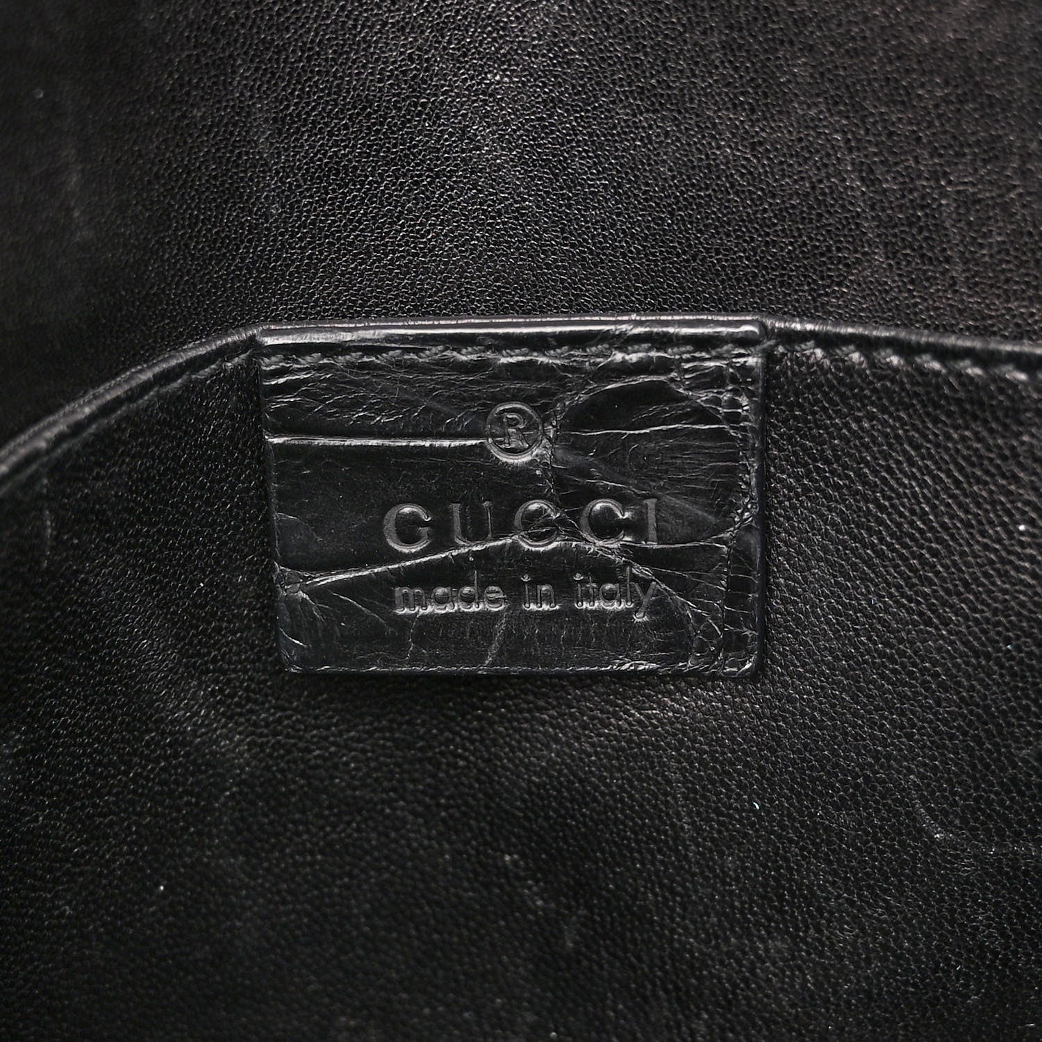 Gucci Crocodile Tom Ford Jeweled Dragon Bag Black 5 of 9