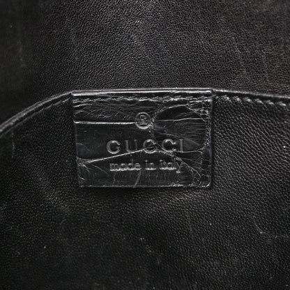 Gucci Crocodile Tom Ford Jeweled Dragon Bag Black 5 of 9