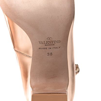 Valentino Garavani Metallic Nappa Tan-Go Mary Jane 60mm Pumps 38 Soft Noisette 9 of 11