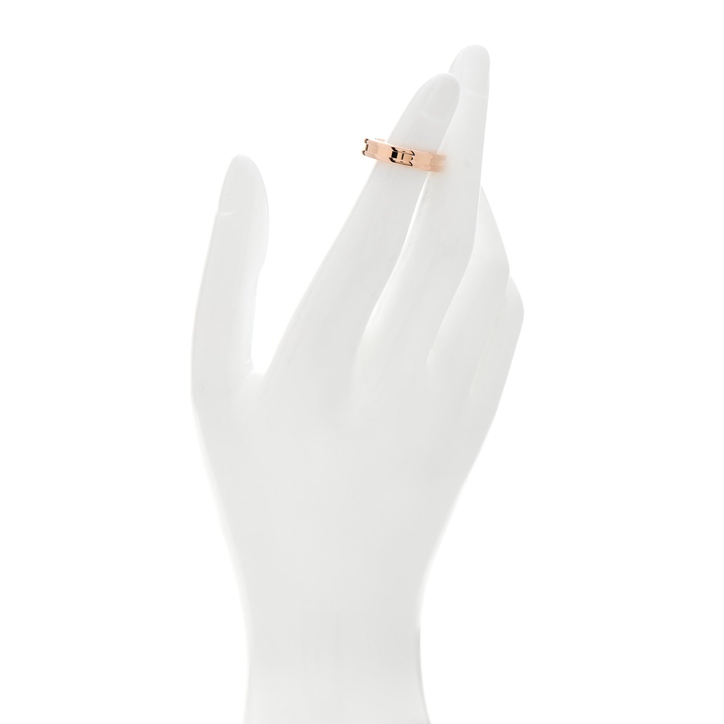 18K Rose Gold B.Zero1 One-Band Ring 57 8