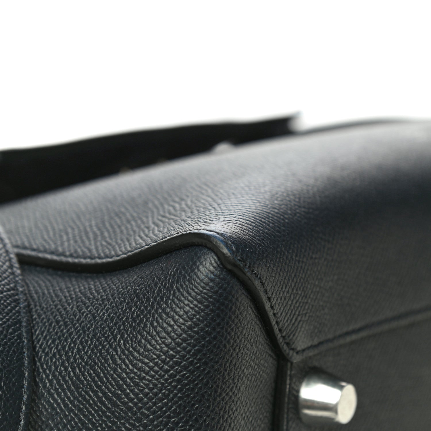 Celine Grained Calfskin Mini Belt Bag Navy 10 of 12