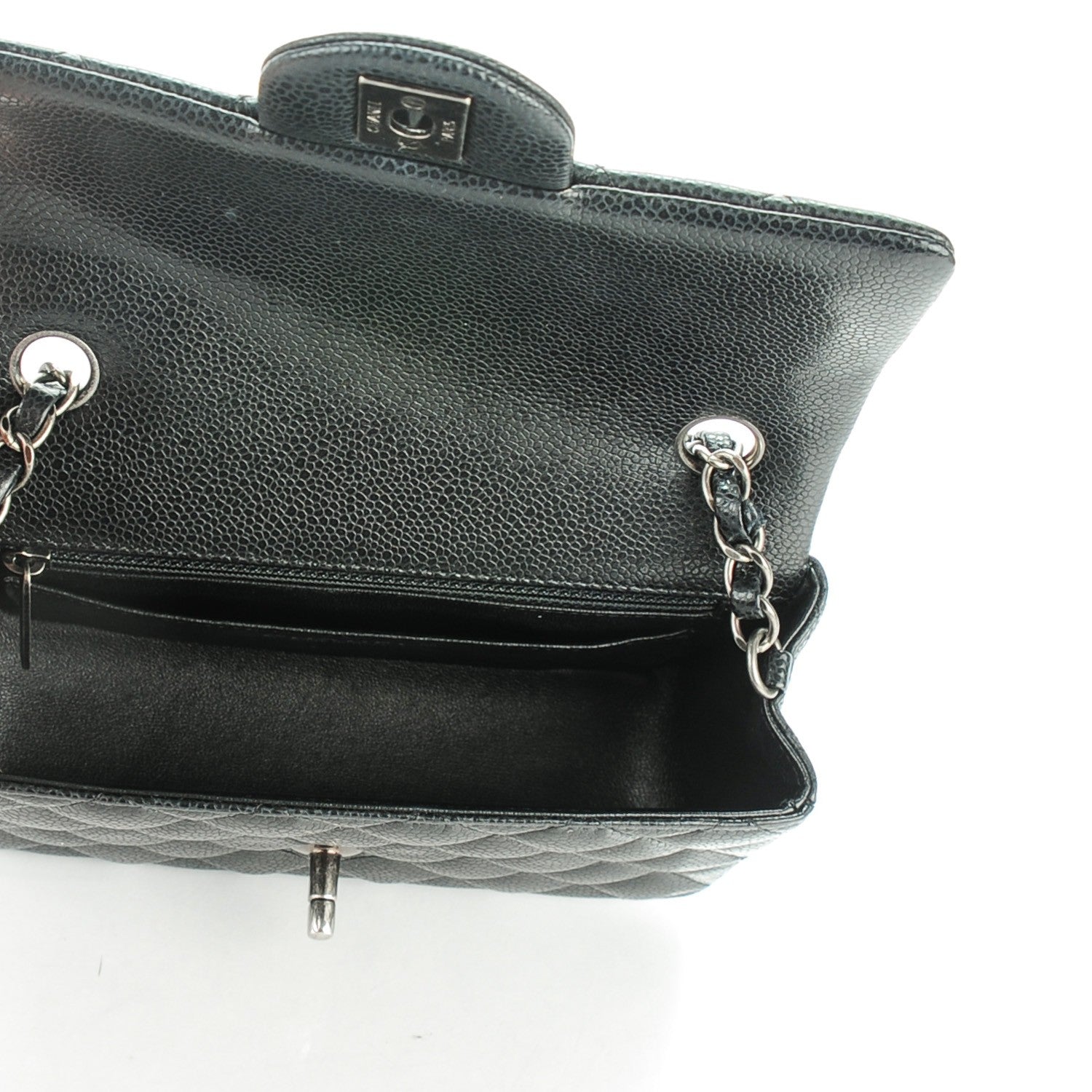 Chanel Caviar Quilted Mini Rectangular Flap Black 5 of 8