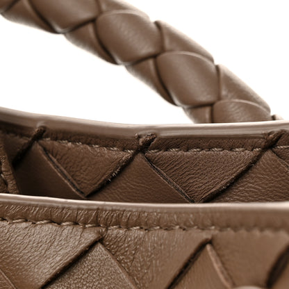 Bottega Veneta Nappa Intrecciato Medium Andiamo Shoulder Bag Taupe Grey 10 of 10