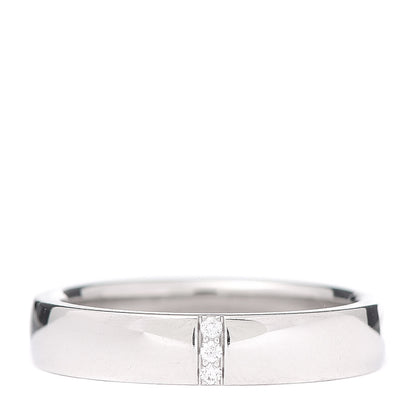 Harry Winston Platinum Diamond Vertical Row Wedding Band Ring 56 7.5 1 of 6