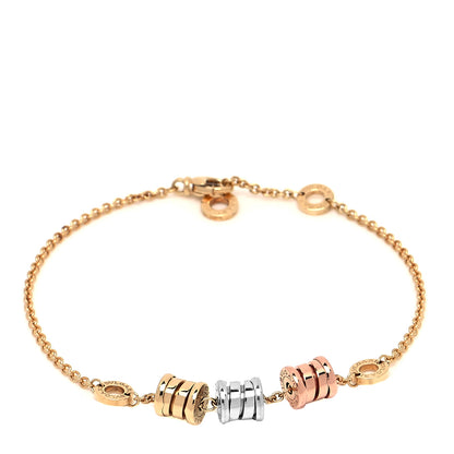 Bulgari 18K Yellow Rose White Gold B.Zero1 Bracelet 2 of 4