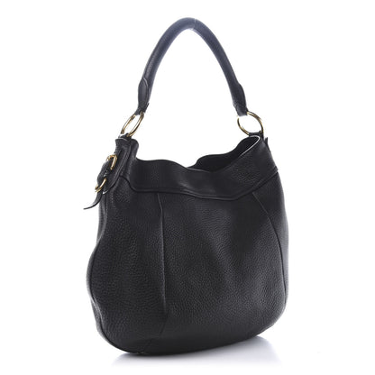 Prada Vitello Daino Hobo Black 3 of 10