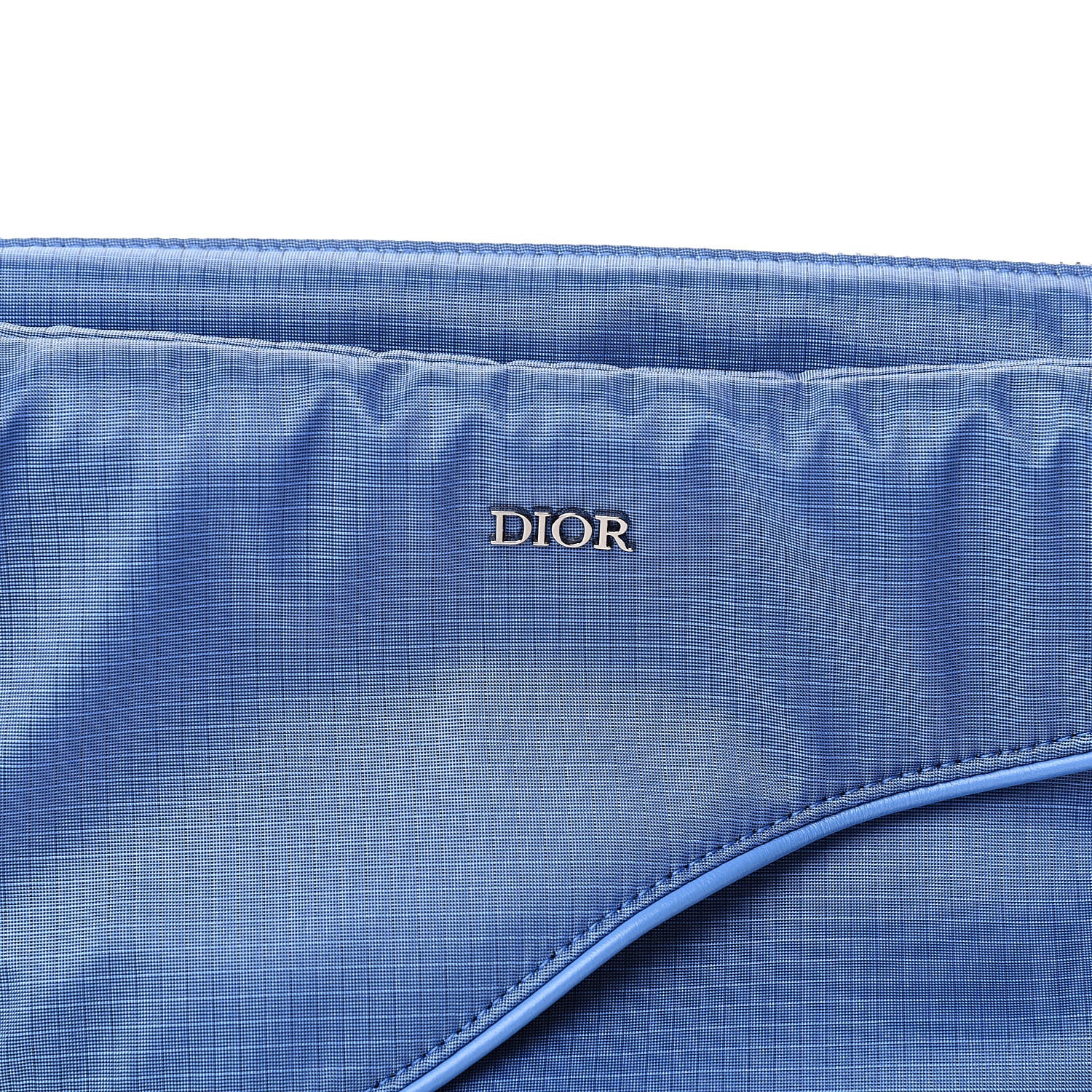 Christian Dior Nylon Saddle Belt Bag Blue 10 of 11