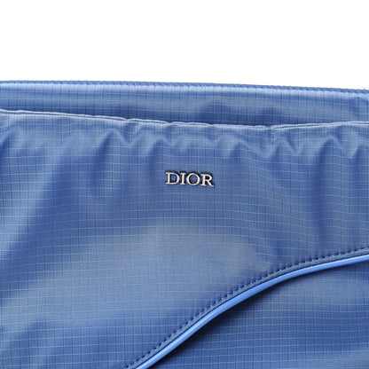 Christian Dior Nylon Saddle Belt Bag Blue 10 of 11