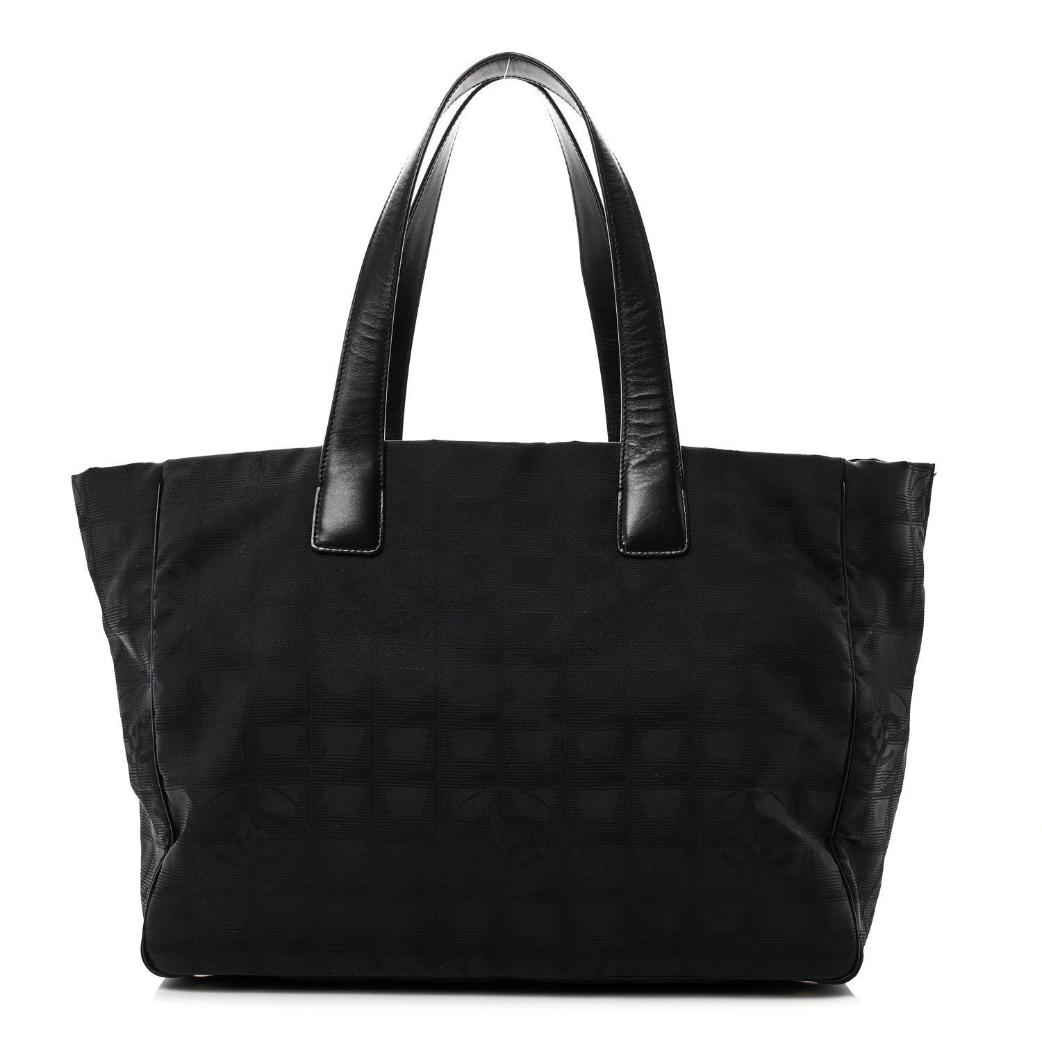 Chanel Nylon Large Travel Tote Black 1 of 10