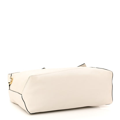 Loewe Calfskin Puzzle Hobo White 4 of 10