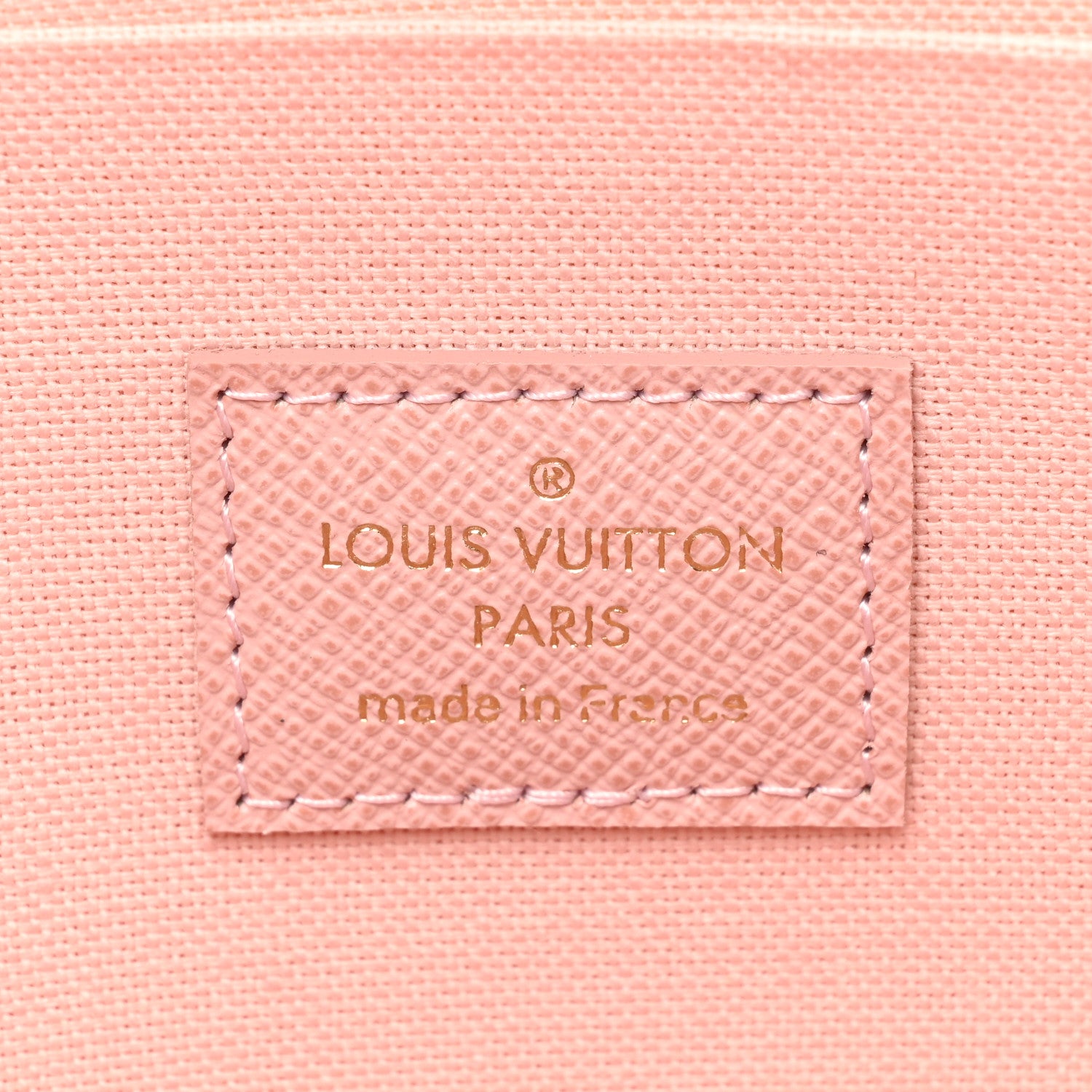 Louis Vuitton Damier Azur Pochette Felicie Chain Wallet Rose Ballerine 7 of 11
