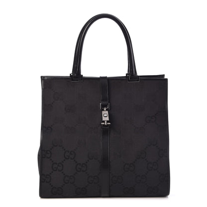 Gucci Monogram Bardot Bag Black 1 of 12