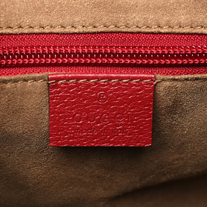 Gucci GG Supreme Monogram Tian Web Camera Bag Beige Multicolor Red 6 of 10
