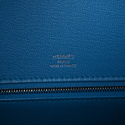 Hermes Epsom Casaque Birkin Sellier 30 Rouge Coeur Rose Extreme Bleu Zanzibar 6 of 13