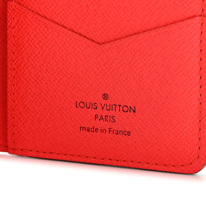 Louis Vuitton Taigarama Pocket Organizer NM Fire Red 6 of 7