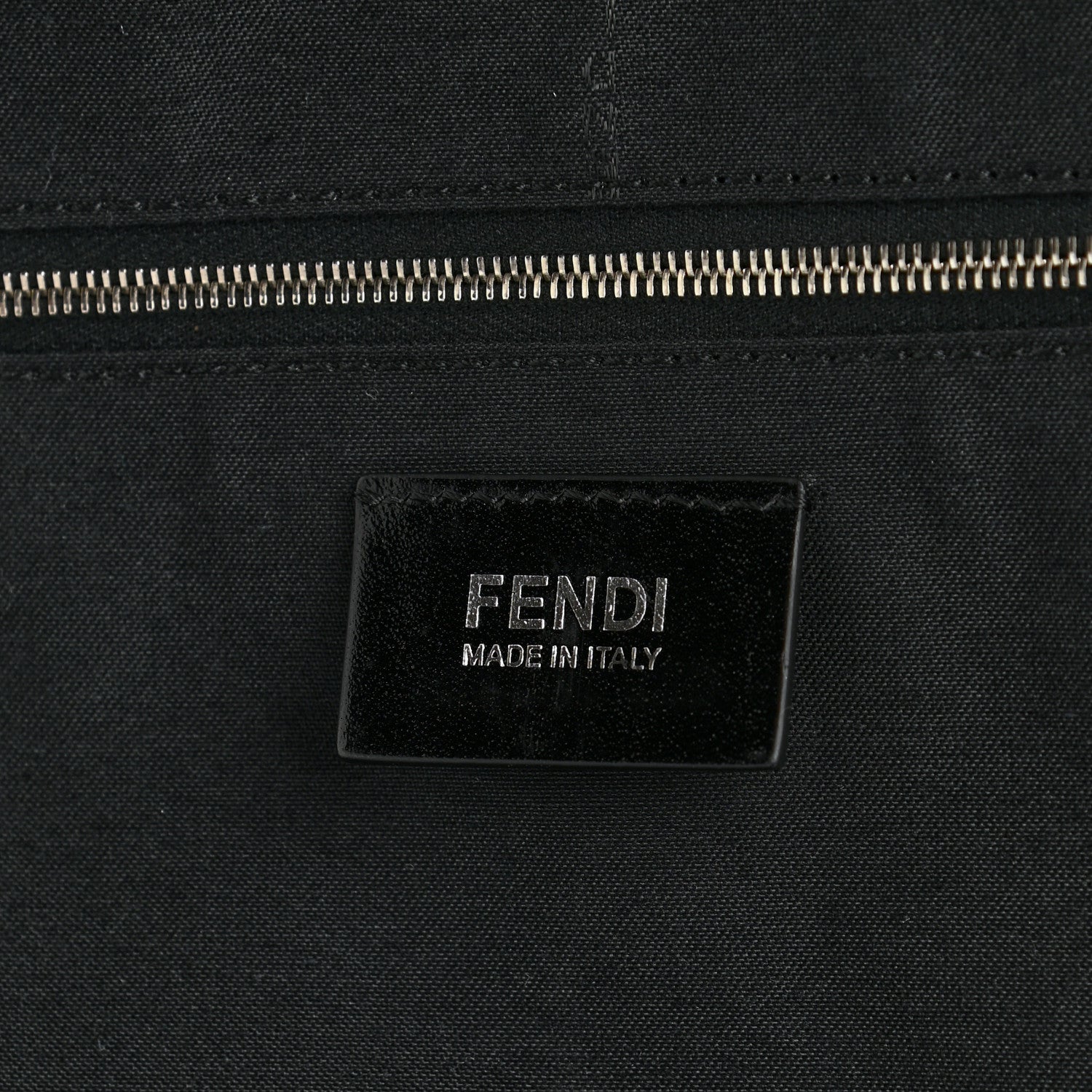 Fendi Vitello Elite Flamingo Luggage Blue Cobalto 5 of 10