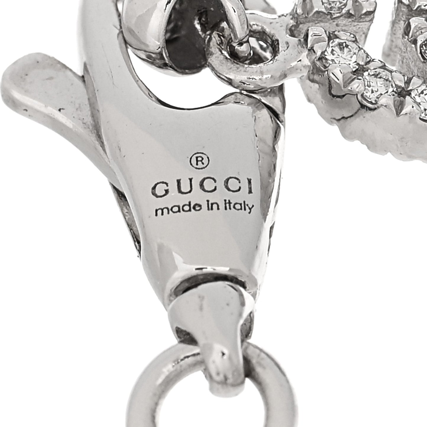 18K White Gold Diamond Flora Station Bracelet