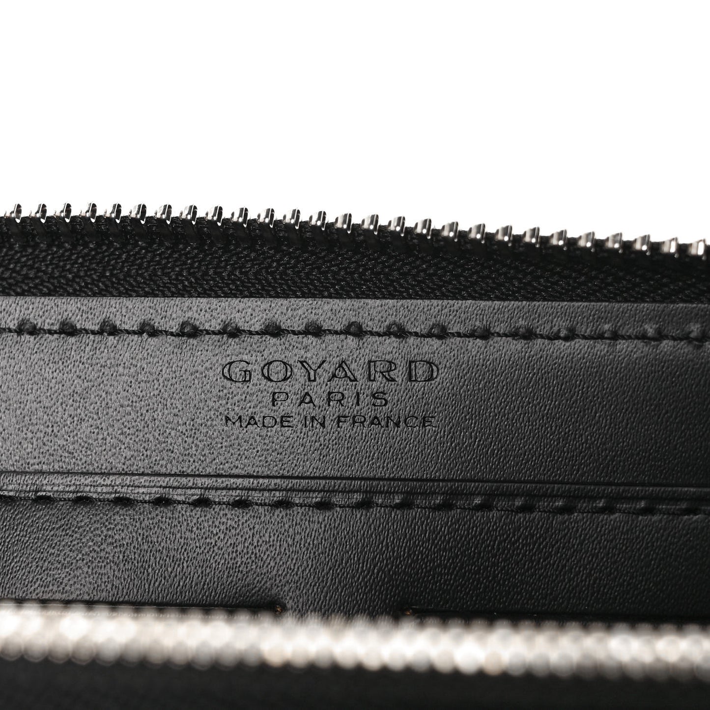 Goyardine Matignon Zip Around GM Wallet Black