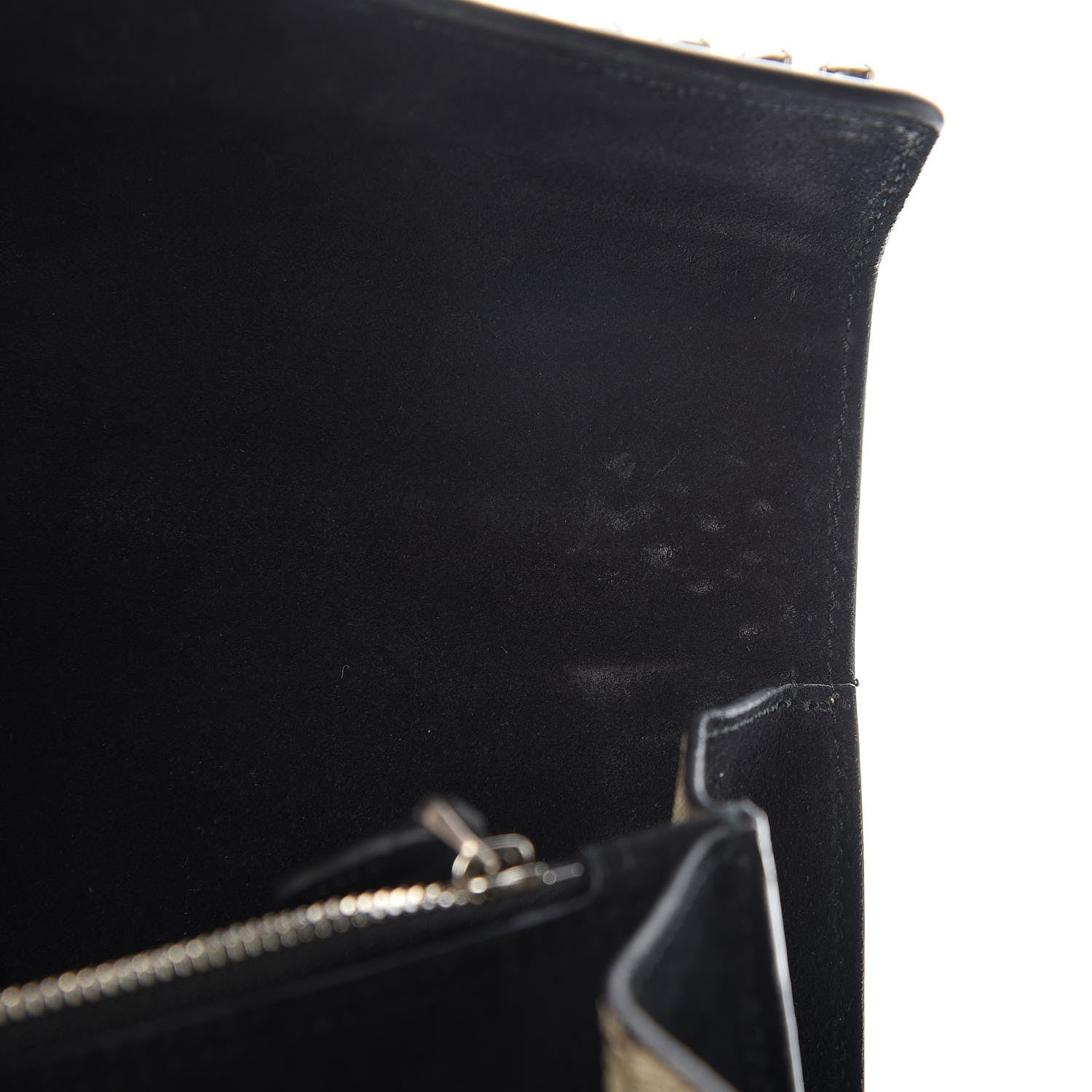 Gucci GG Supreme Monogram Crystal Small Dionysus Shoulder Bag Black 9 of 13