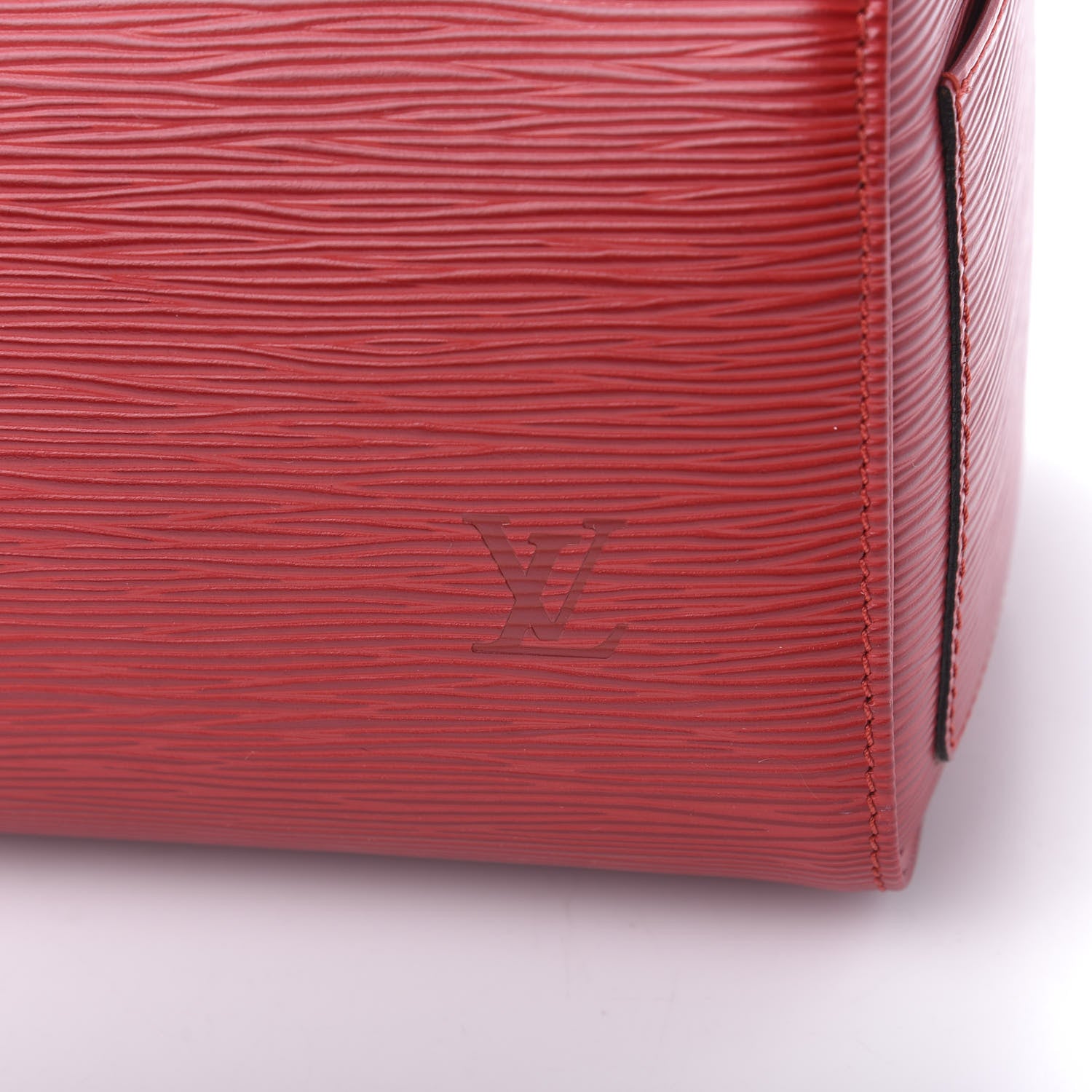 Louis Vuitton Epi Speedy 25 Castillan Red 10 of 11