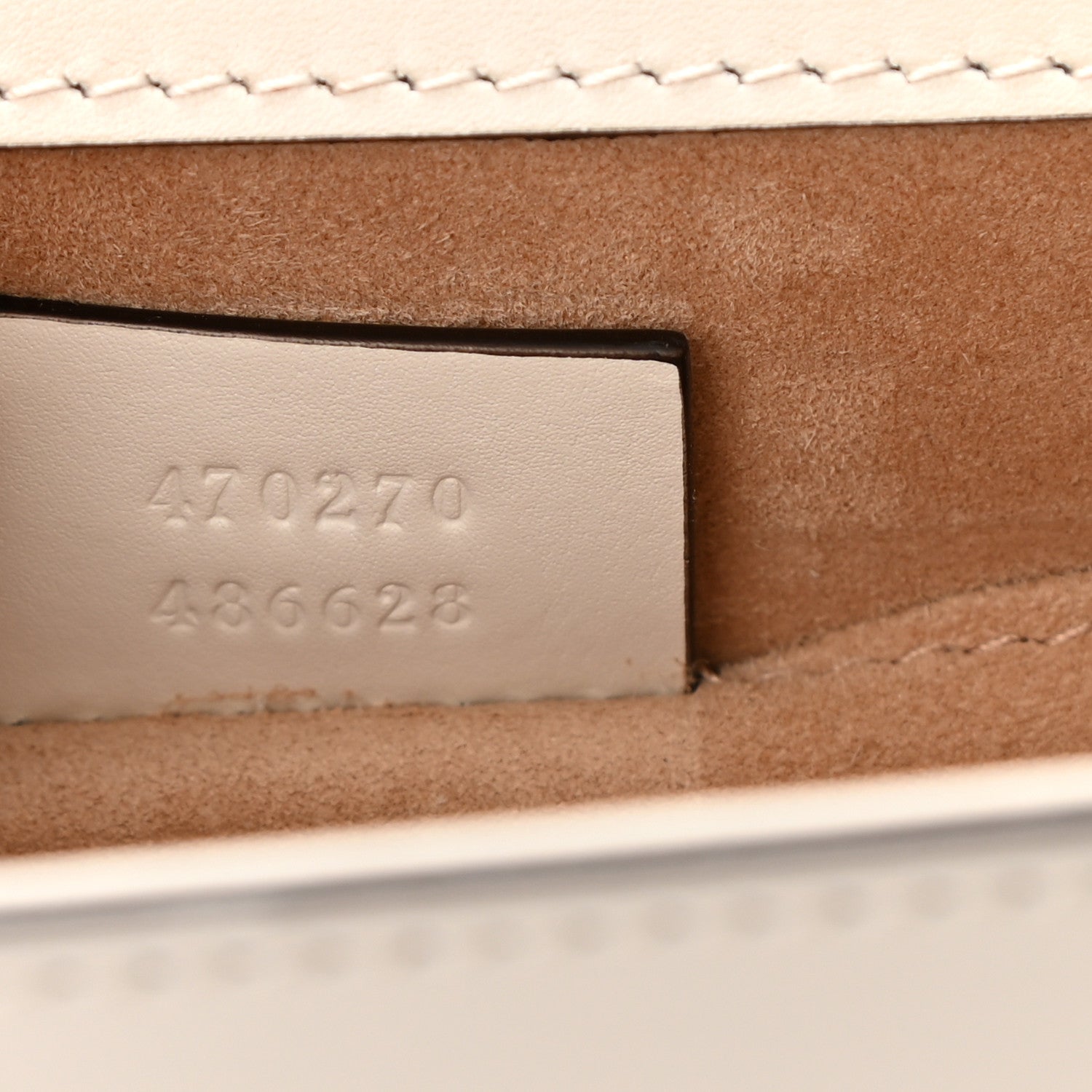 Gucci Calfskin Mini Sylvie Top Handle Bag White 7 of 9