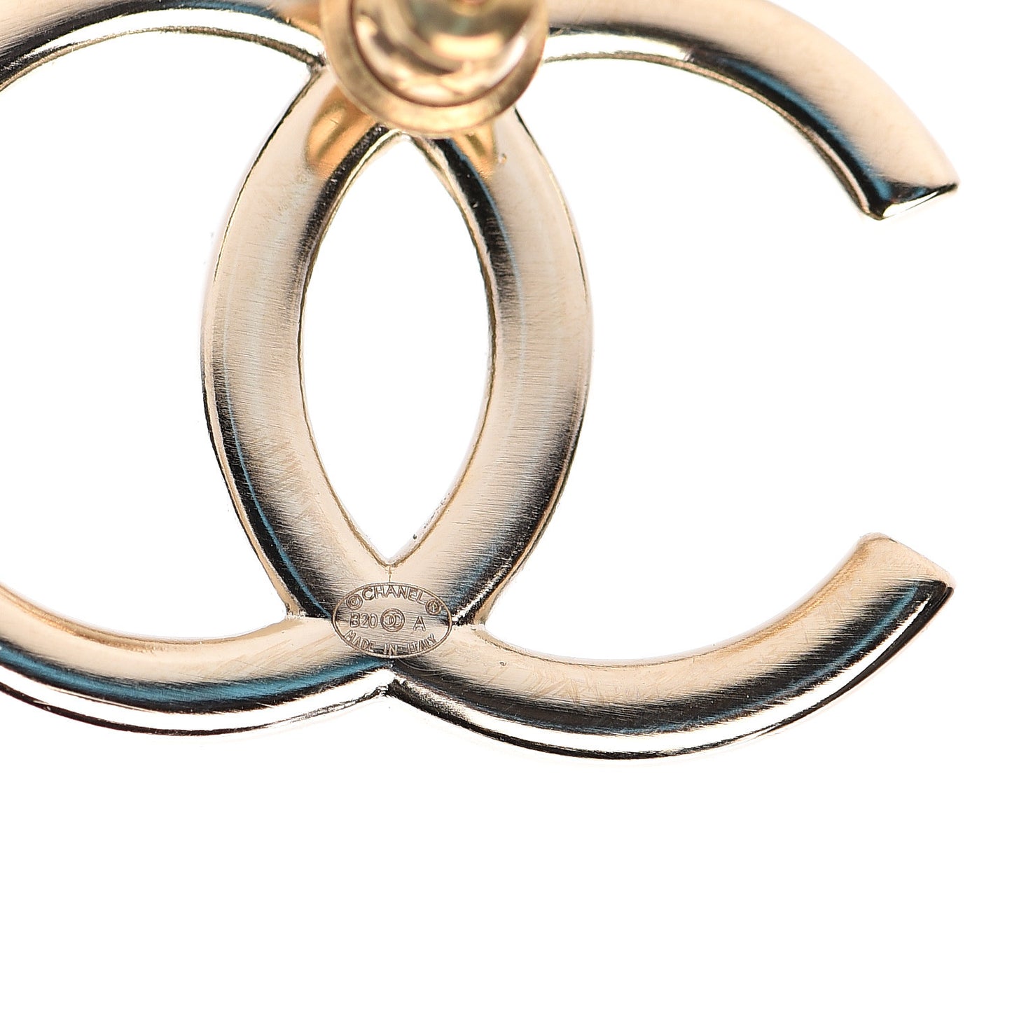 Baguette Crystal High Society CC Earrings Gold
