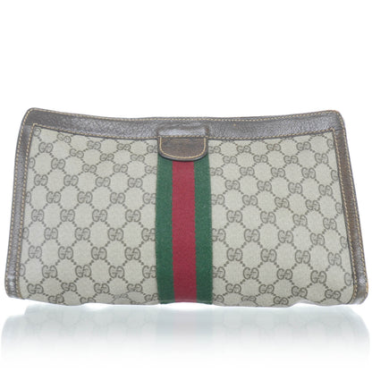 Gucci Monogram Web Clutch 3 of 10